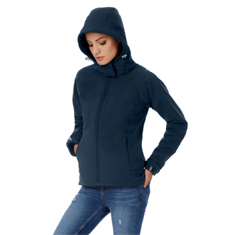 HOODED SOFTSHELL WOMEN JACKET 3 strati