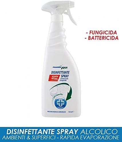 SPRAY DISINFETTANTE PER SUPERFICI 750 ML SCATOLA DA 12 PZ